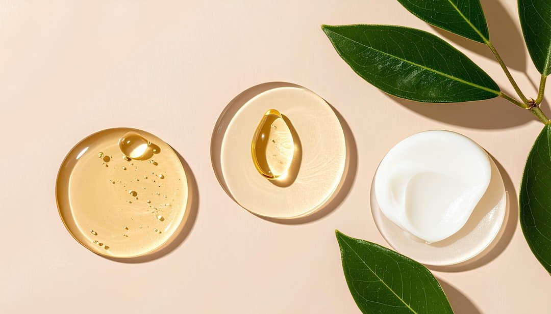 Productos de skincare coreano tipo gel y serum